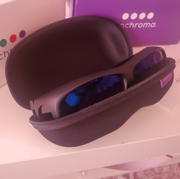 Enchroma Black Receptor Fitover Cx3 Sun - colourblind glasses - Picture 6 of 10